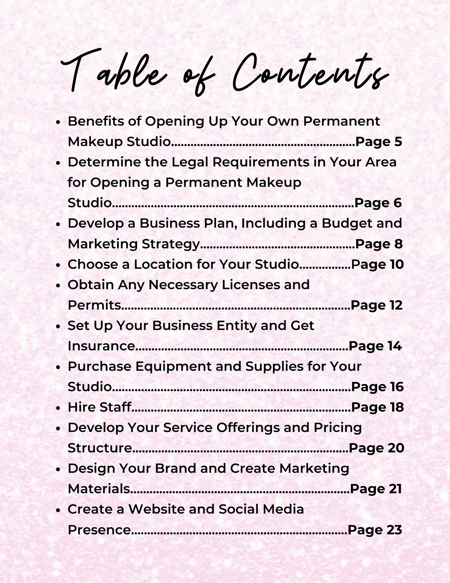 Ink Your Way to Success Guide