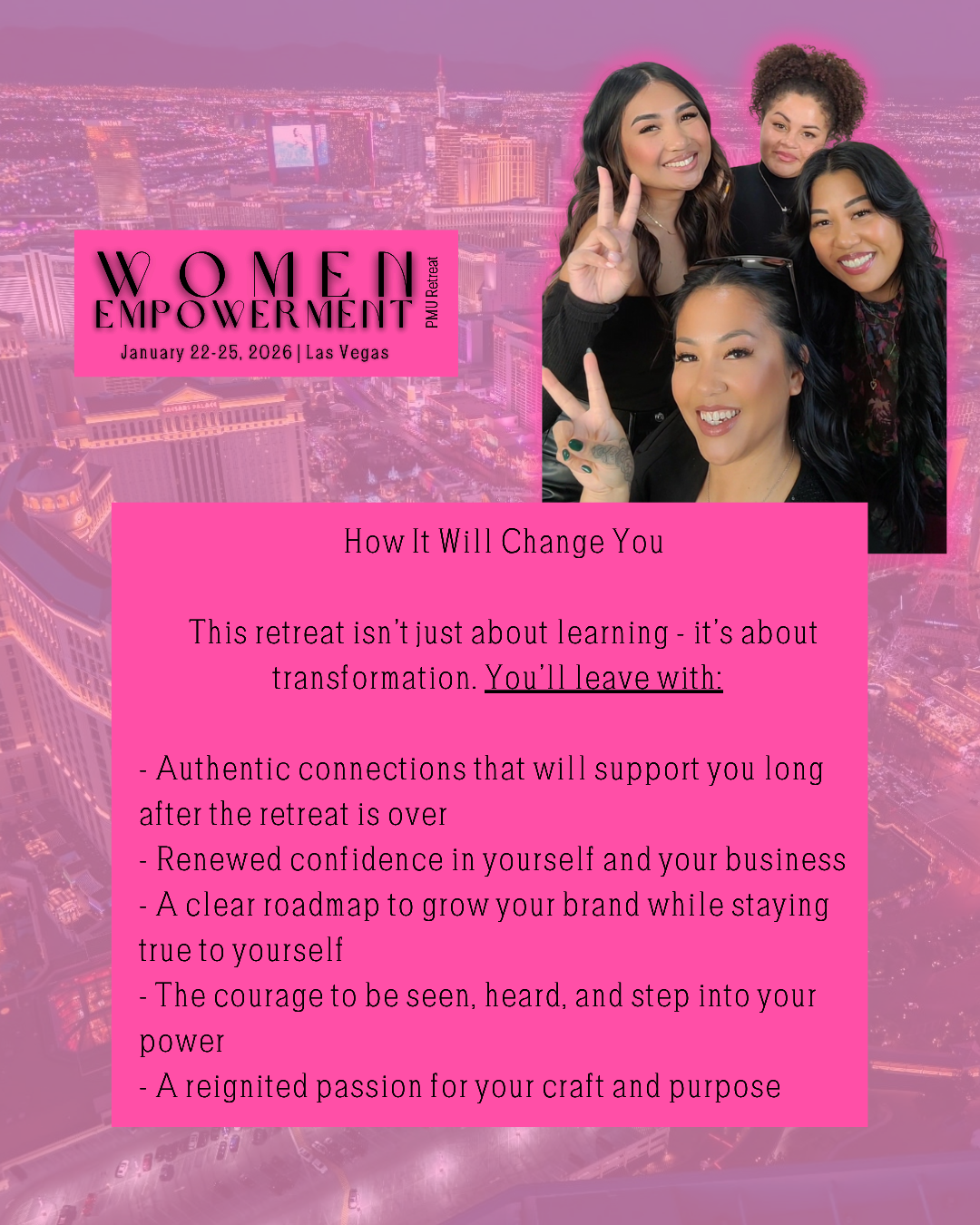 2026 Women Empowerment PMU Retreat