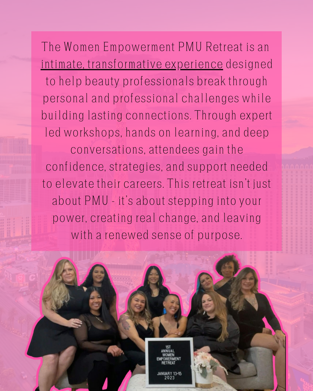 Early Access - 2026 Women Empowerment PMU Retreat