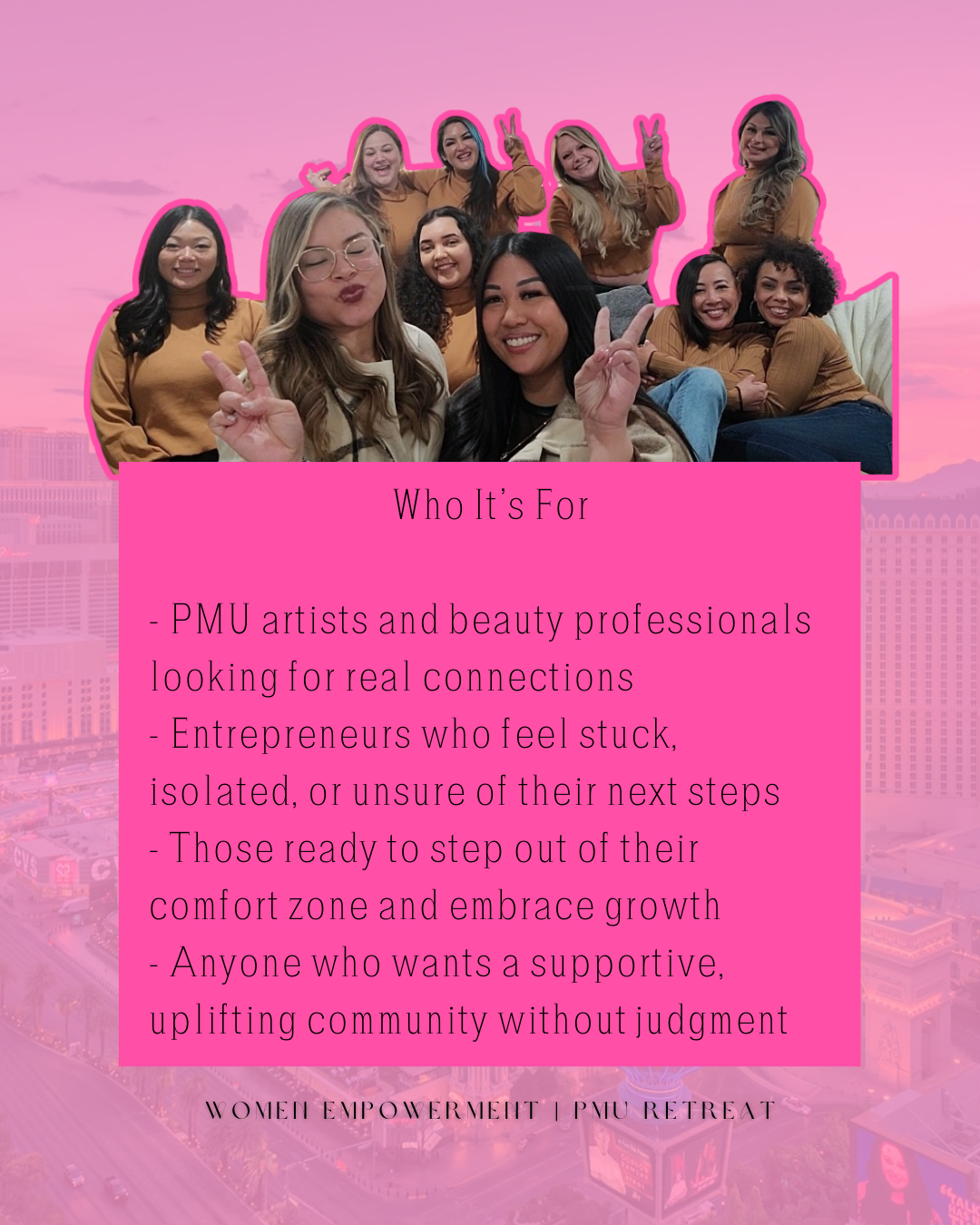 Early Access - 2026 Women Empowerment PMU Retreat
