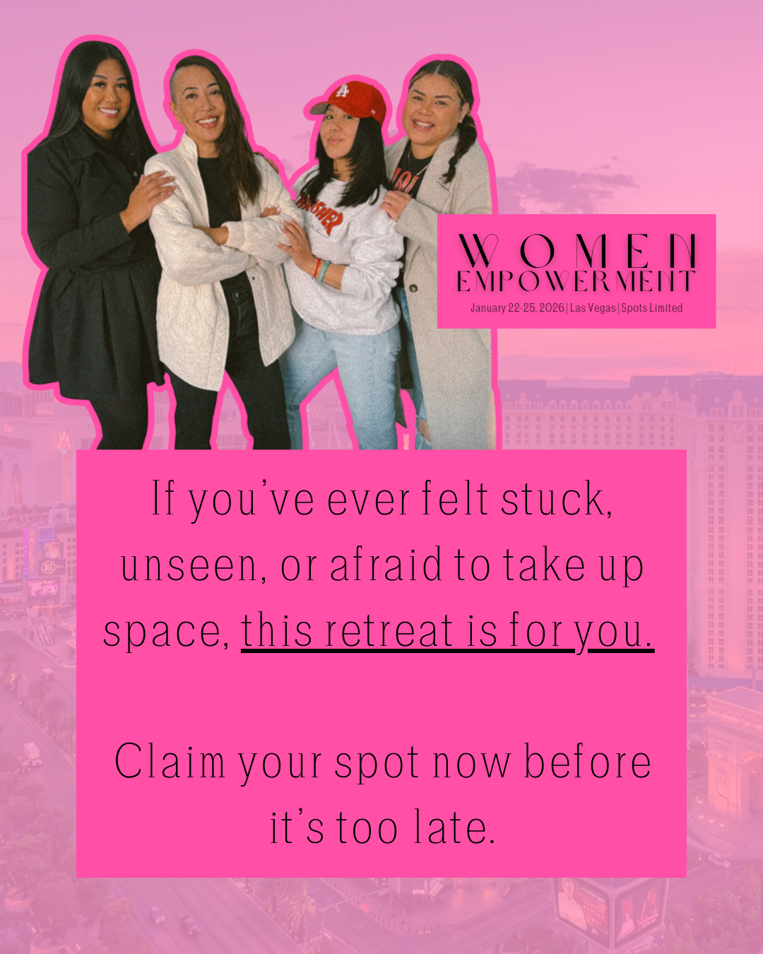 Early Access - 2026 Women Empowerment PMU Retreat