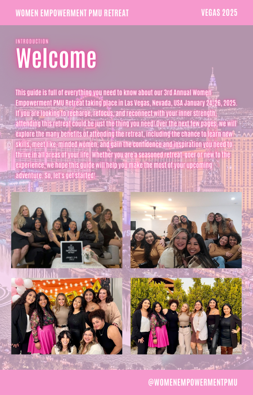 FREE INFORMATIONAL GUIDE - Women Empowerment PMU Retreat