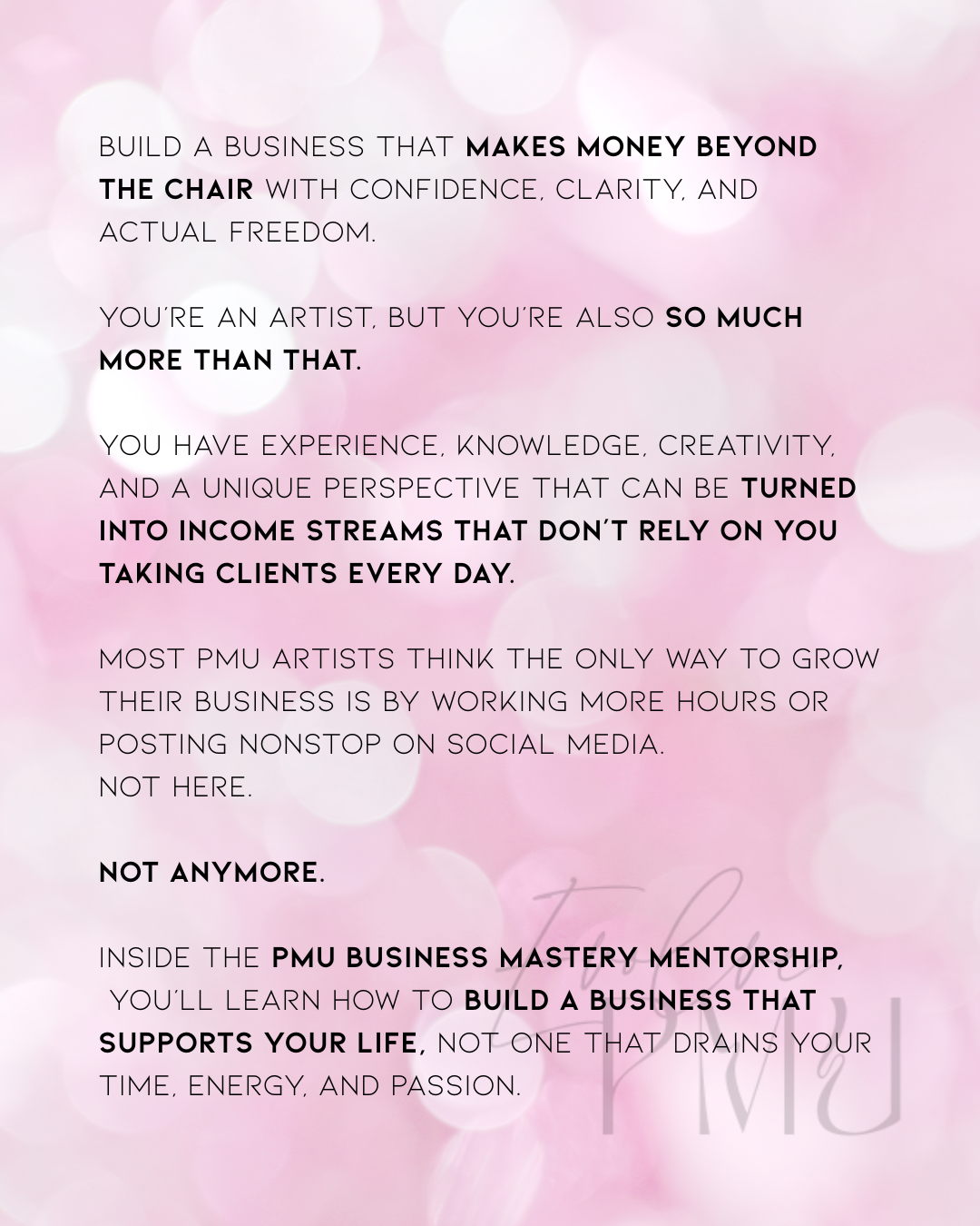 PMU Business Mastery Mentorship