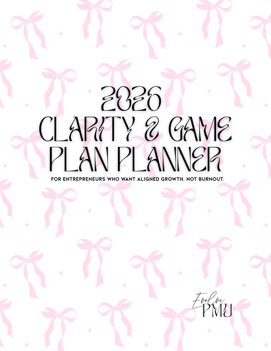2026 Clarity & Game Plan Planner