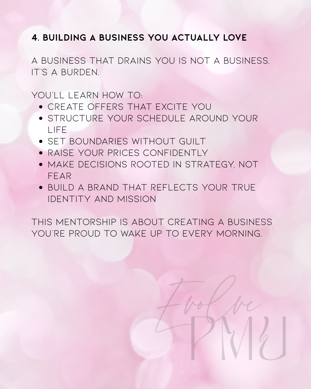 PMU Business Mastery Mentorship