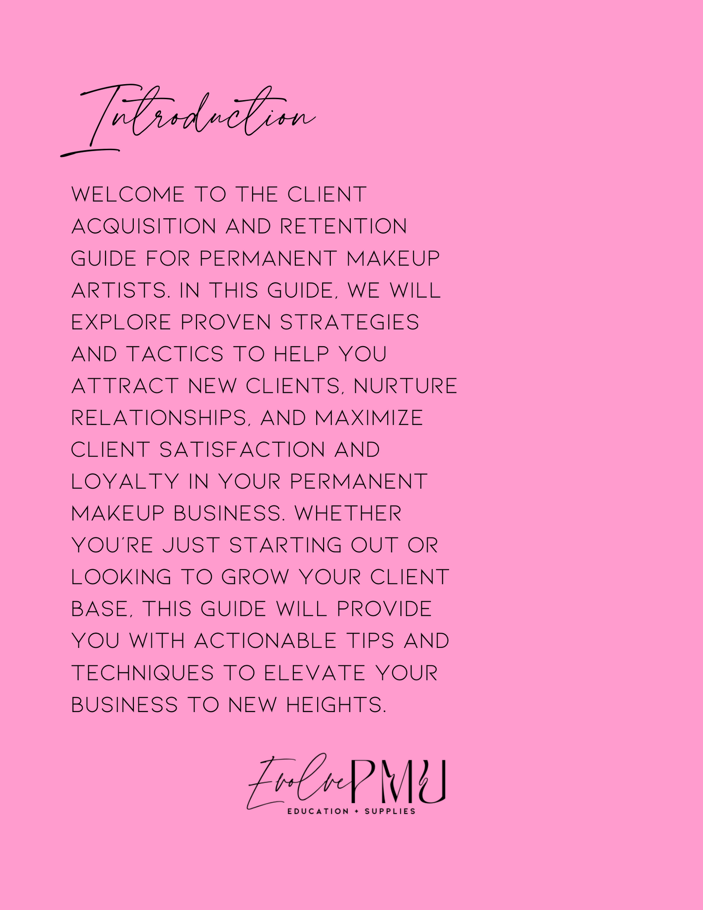 Client Acquisition and Retention Guide