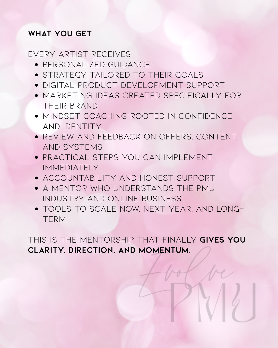 PMU Business Mastery Mentorship