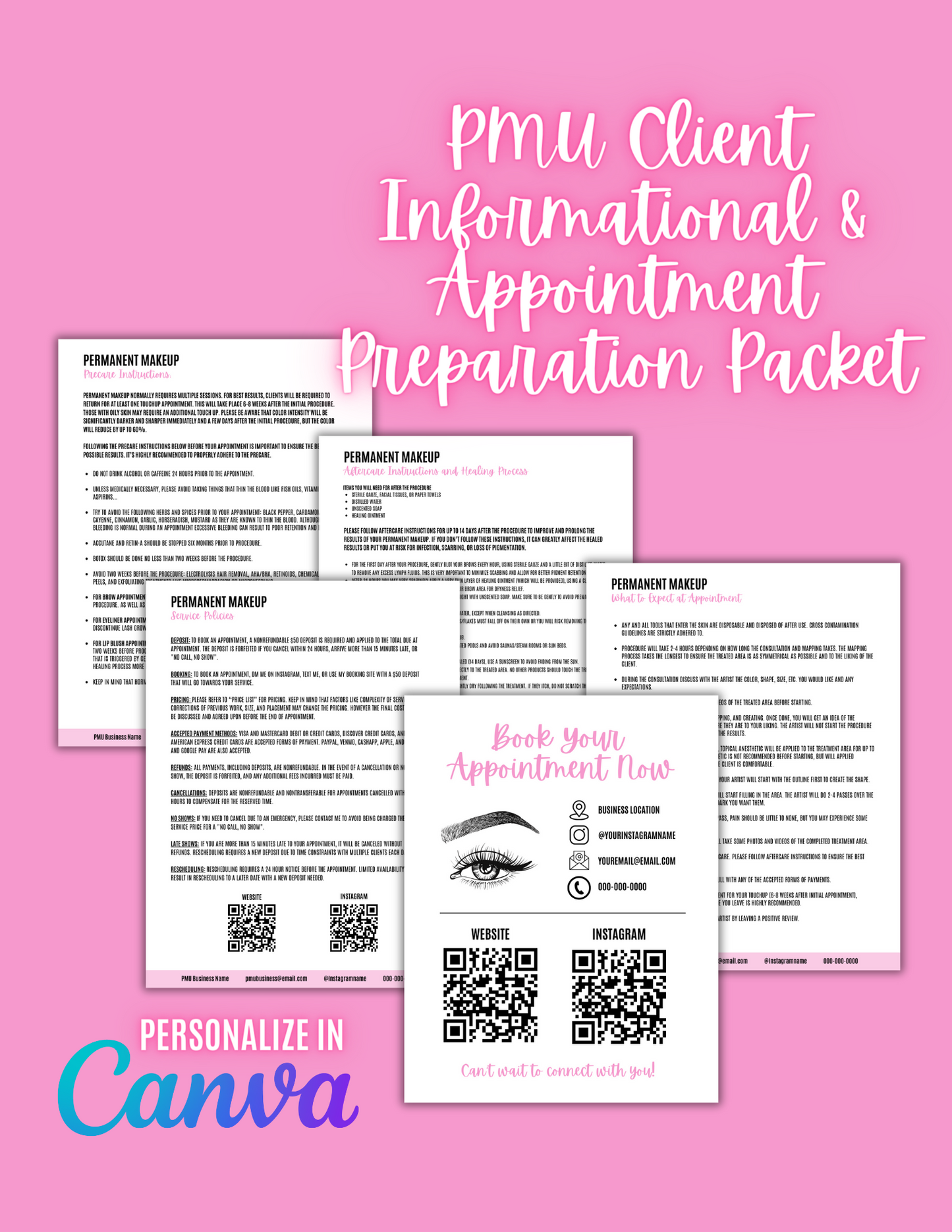 Client Informational & Appt Preparation Packet