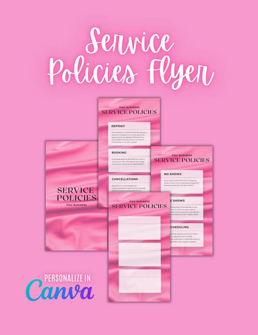 Service Policies Flyer